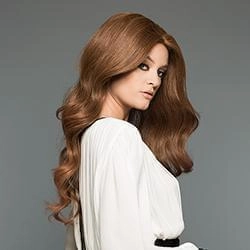 105 Amber Remy Human Hair Wig Mono-Top, Machine Back by WIGPRO