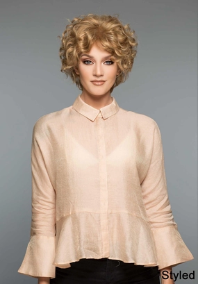 114 Sunny II H/T Mono Top, Hand-Tied Short Human Hair Wig  by WIGPRO