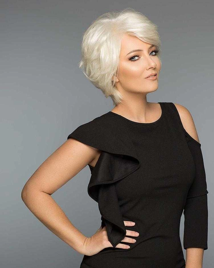 114 Sunny II H/T Mono Top, Hand-Tied Short Human Hair Wig  by WIGPRO