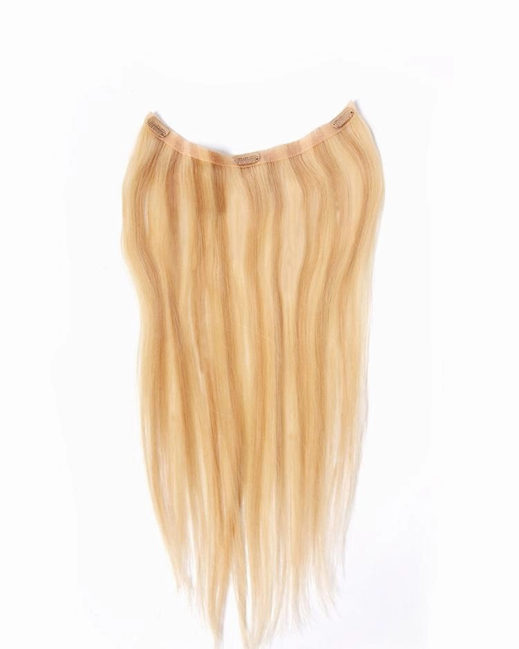 15 Inch Long Human Hair Extension 309B Sheer Skin 8"Piece by WIGPRo