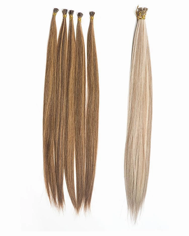 18 Inch 490B I-Tips Straight Human Hair Extensions