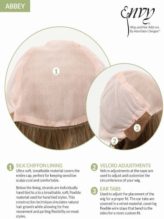Abbey Wig by Envy | Mono Top | Hand-Tied | EnvyHair