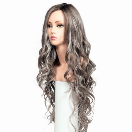 Accessories_Belle Tress_Wigs Allegro 28" Wig by Belle Tress in Purple Rain- Final Sale: No refunds or exchanges