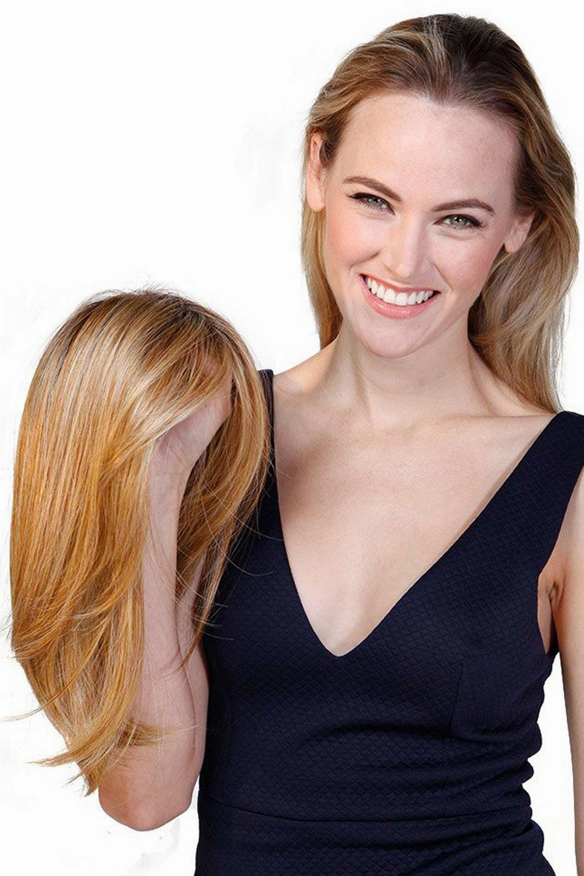 Accessories_Belle Tress_Wigs Belle Tress Toppers - Lace Front Mono Top Straight 14" (#7005)