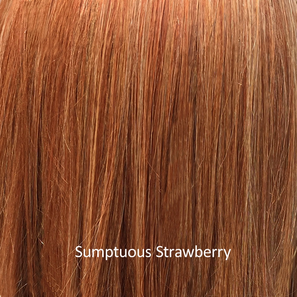 Accessories_Belle Tress_Wigs Lace Front Mono Part Bangs 16" Topper by BelleTress | Heat Friendly Synthetic Hair