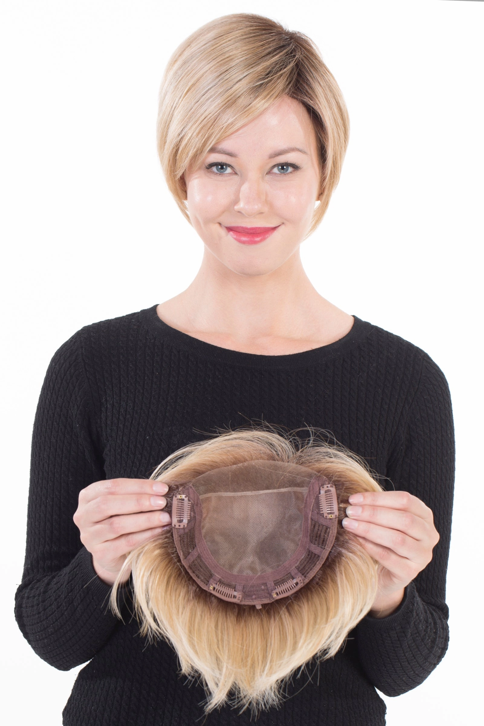 Accessories_Belle Tress_Wigs Lace Front Mono Topper 6" by Belle Tress Topper Collection