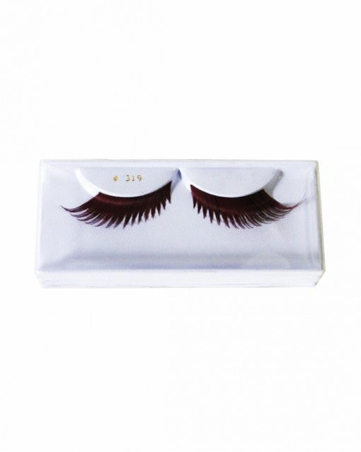 Accessories_Bt Classic_Wigs burgandy Feathered False Eyelashes