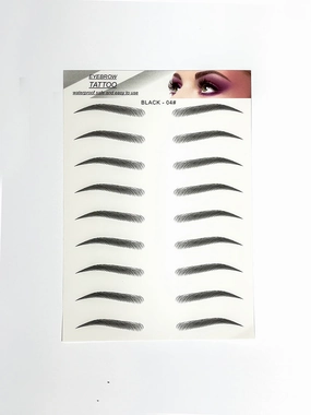 Accessories_Bt Classic_Wigs eyebrow Tattoo (Black #04)
