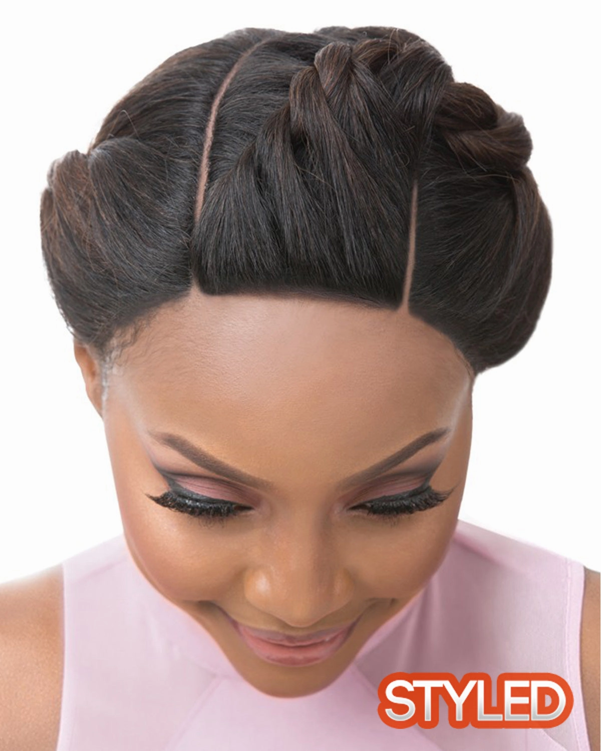 Accessories_It's a Wig_Wigs Vixen Y Yaki Straight | Lace Front Human Hair Blend Wig by It's a Wig