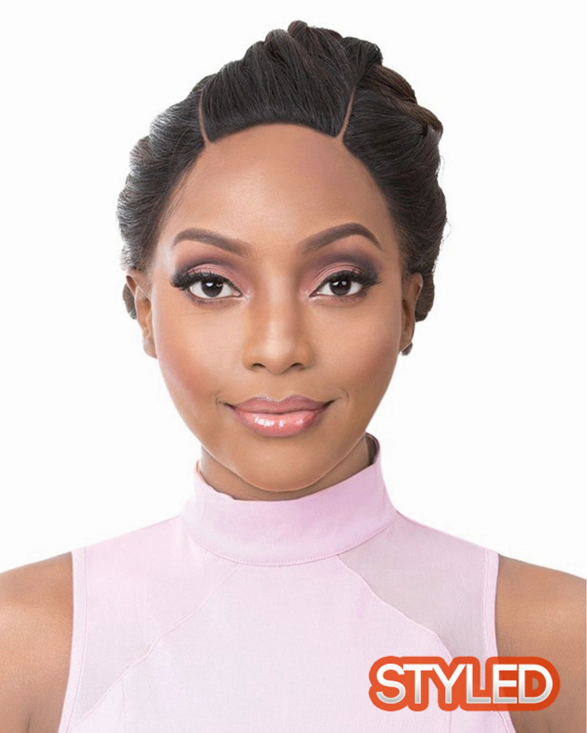 Accessories_It's a Wig_Wigs Vixen Y Yaki Straight | Lace Front Human Hair Blend Wig by It's a Wig