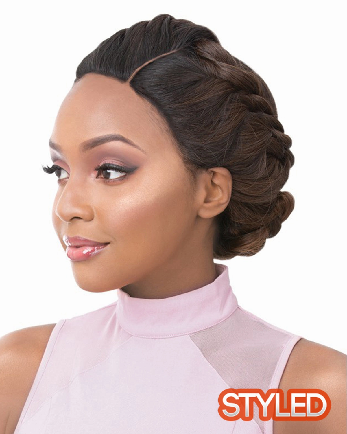 Accessories_It's a Wig_Wigs Vixen Y Yaki Straight | Lace Front Human Hair Blend Wig by It's a Wig