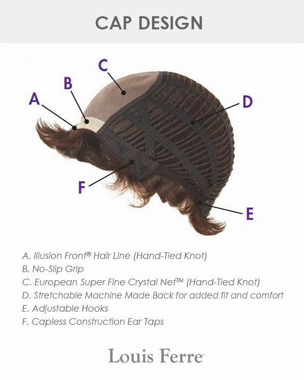 Accessories_Louis Ferre_Wigs Linda Petite | Monofilament Synthetic Wig by Louis Ferre
