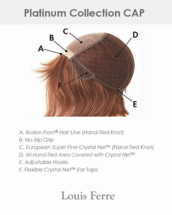 Accessories_Louis Ferre_Wigs PC107 Petite/Average | Monofilament Human Hair Wig by Louis Ferre