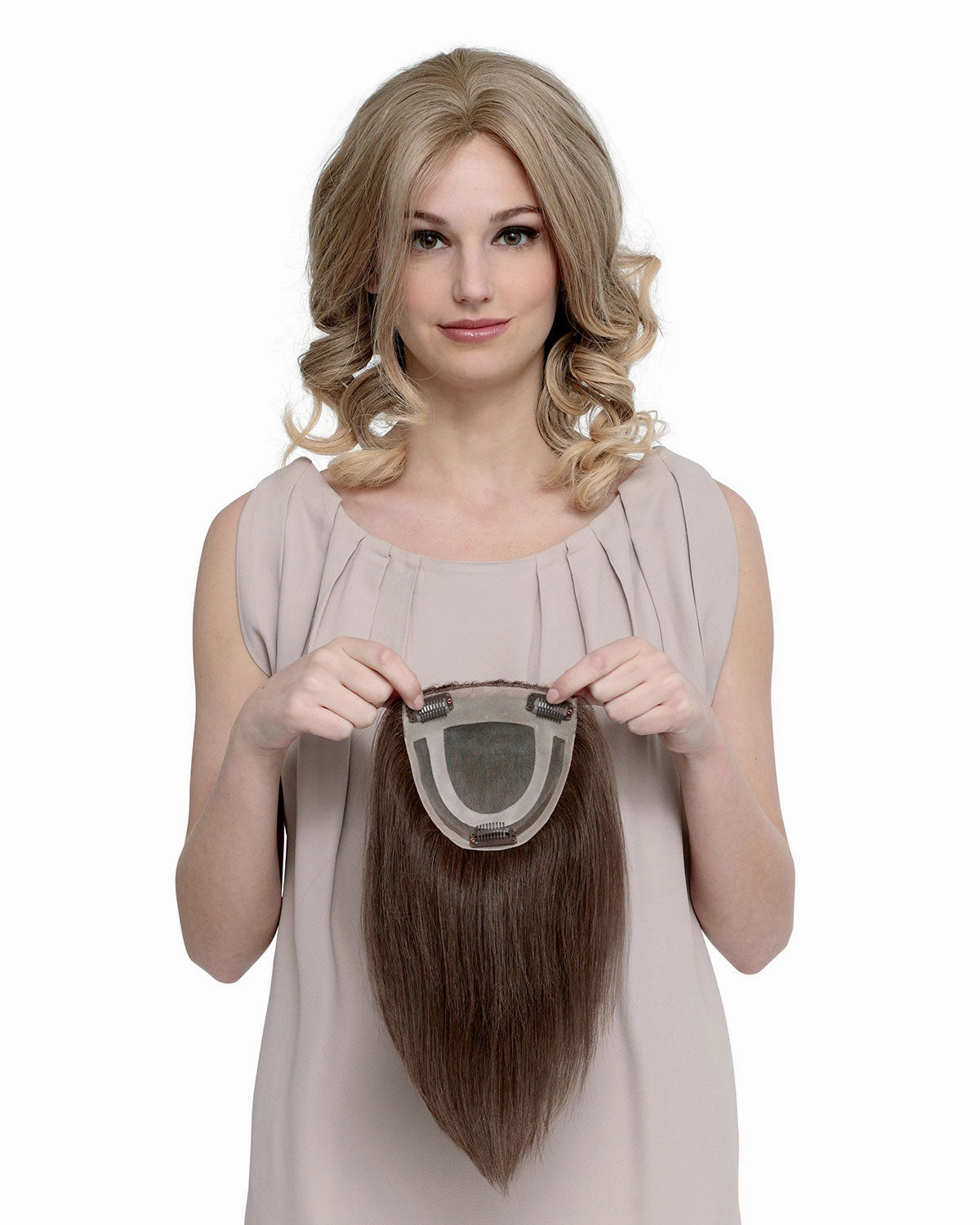 Accessories_Louis Ferre_Wigs Toppiece 3001 | Monofilament Human Hair Wiglets by Louis Ferre