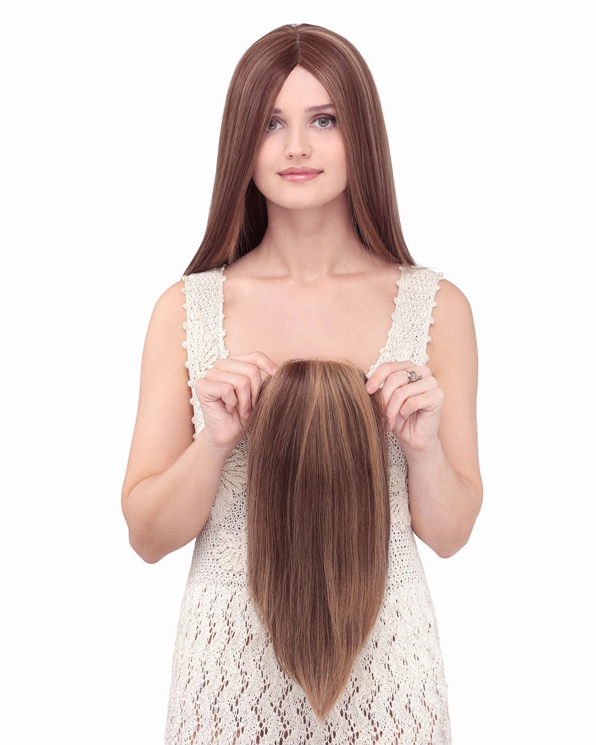 Accessories_Louis Ferre_Wigs Toppiece 4004 | Monofilament Human Hair Wiglets by Louis Ferre