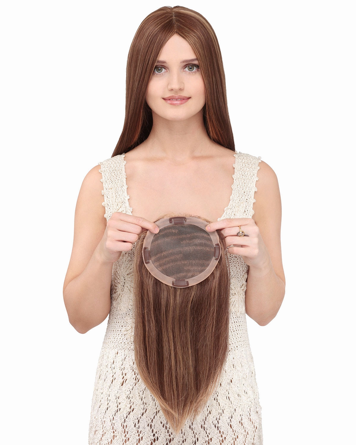 Accessories_Louis Ferre_Wigs Toppiece 4004 | Monofilament Human Hair Wiglets by Louis Ferre