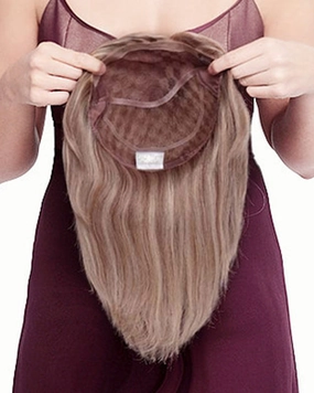 Accessories_Louis Ferre_Wigs Toppiece 5001 | Half Monofilament Human Hair Wig by Louis Ferre