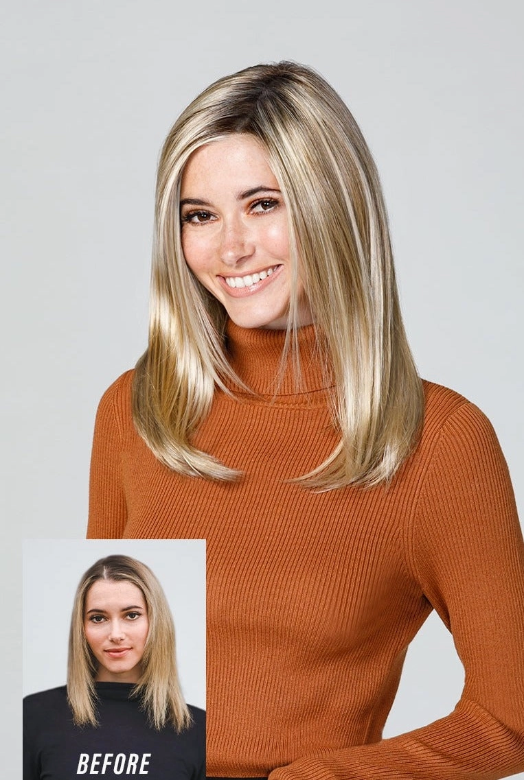 Accessories_Noriko_Wigs Top Coverage HT Straight Topper 18" by Jon Renau | Synthetic Hair