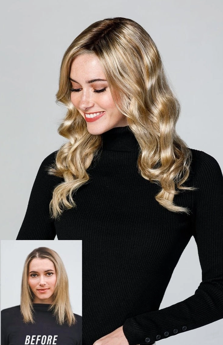 Accessories_Noriko_Wigs Top Coverage HT Wavy Topper 18" by Jon Renau | Synthetic Hair