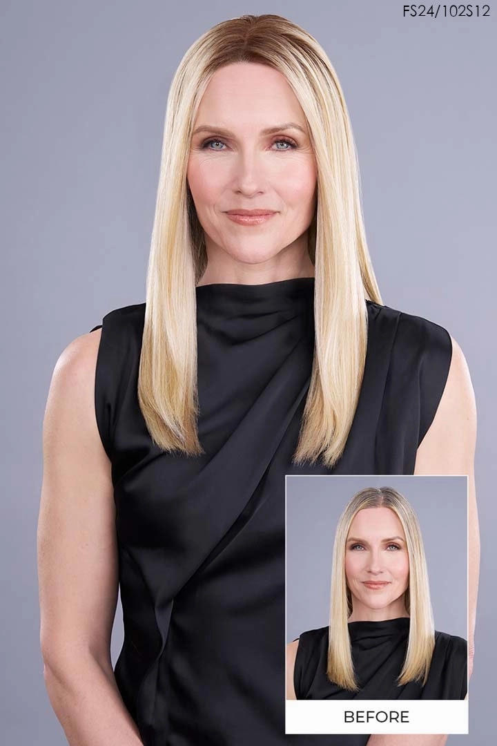 Accessories_Noriko_Wigs Top Trend Lace HD Straight 18" Topper by Jon Renau | Heat Friendly Synthetic Hair