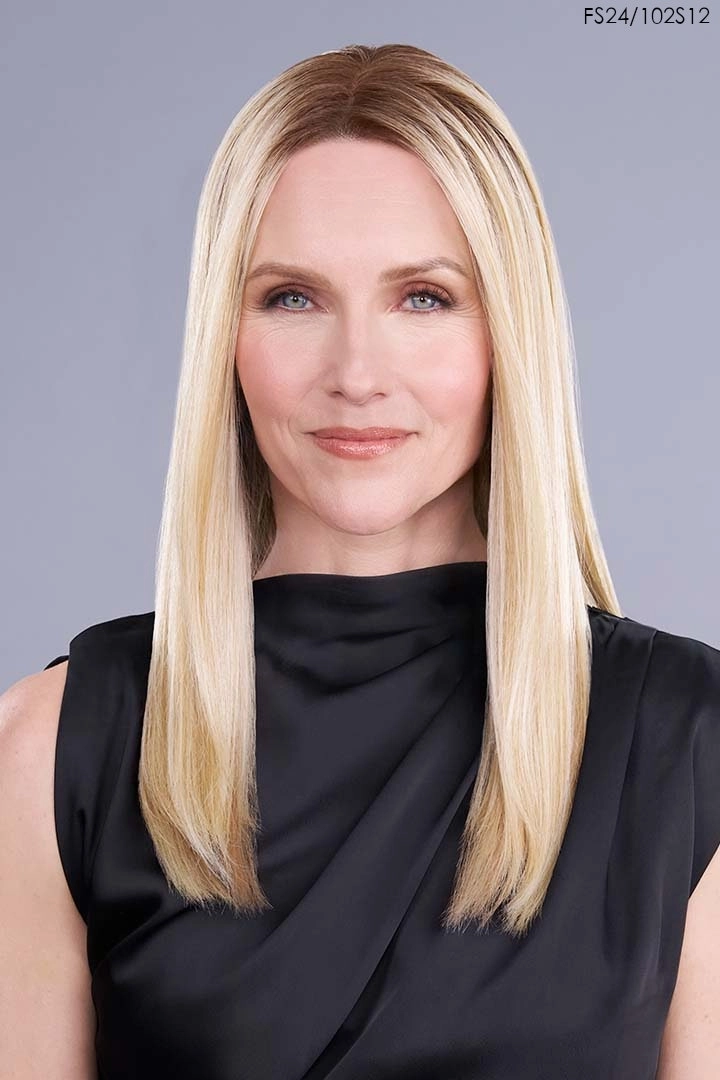 Accessories_Noriko_Wigs Top Trend Lace HD Straight 18" Topper by Jon Renau | Heat Friendly Synthetic Hair