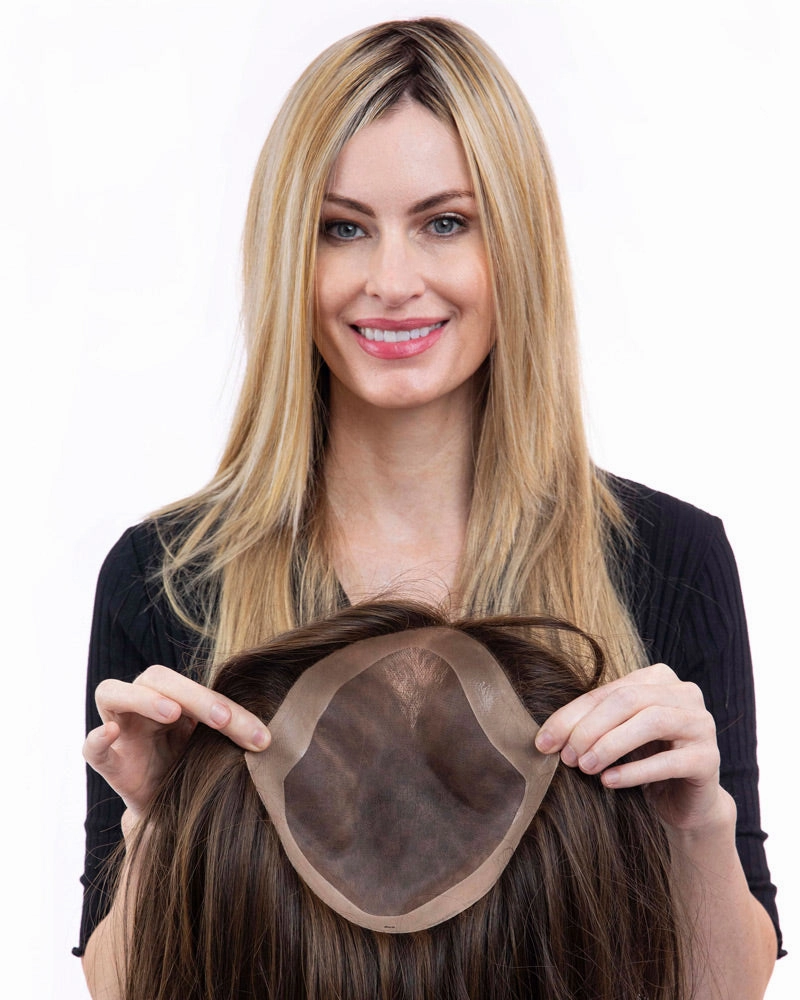 Accessories_Wig Pro_Wigs Hand-Tied Topper 8"x9" | Monofilament Synthetic Wiglet by Wig Pro