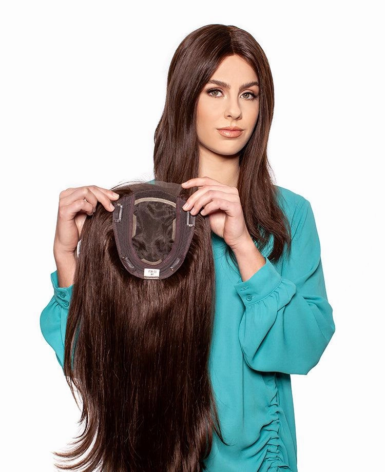 Accessories_Wigpro Collection_Wigs 321 Natural Topper by WIGPRO: Human Hair Piece
