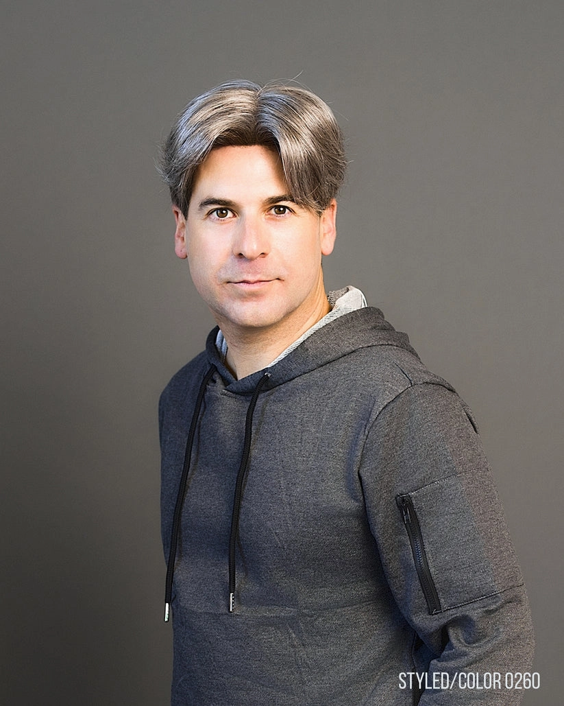 Accessories_Wigpro Collection_Wigs 403 Mens System H by WIGPRO: Mono-top Human Hair