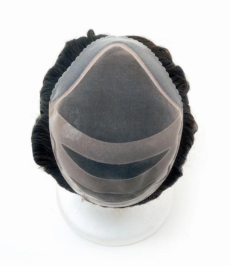 Accessories_Wigpro Collection_Wigs 403 Mens System H by WIGPRO: Mono-top Human Hair