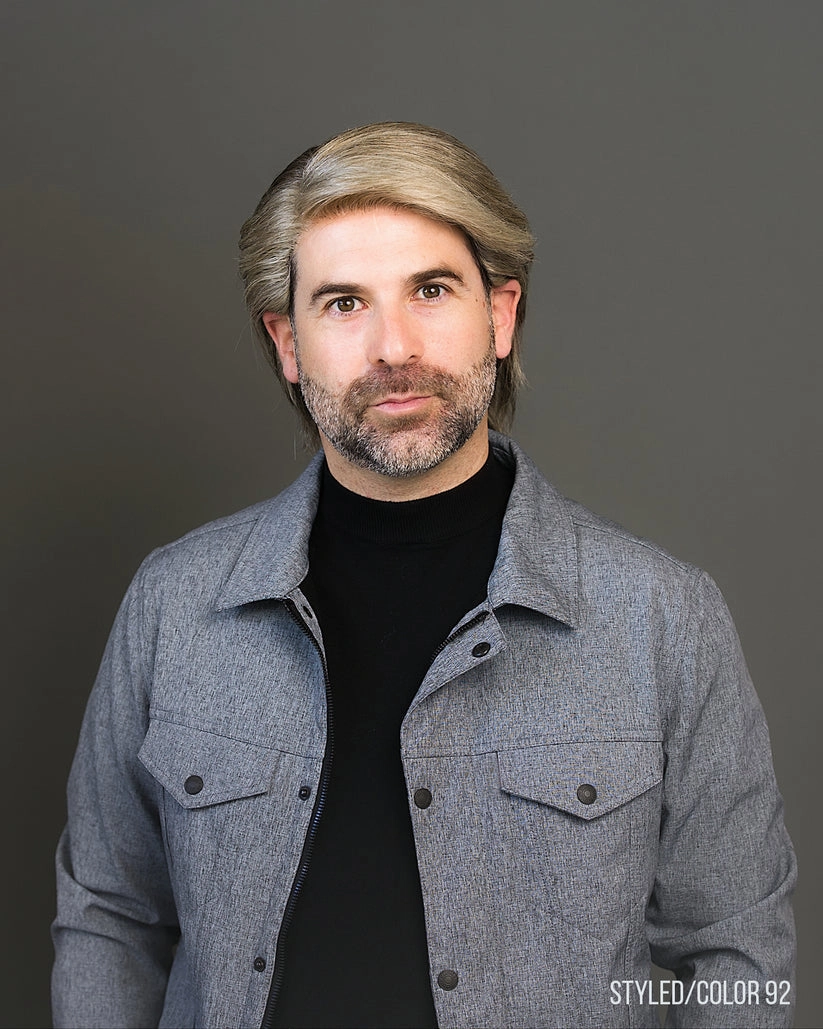 Accessories_Wigpro Collection_Wigs 421 Apollo by WIGPRO: Mens Human Hair Wig