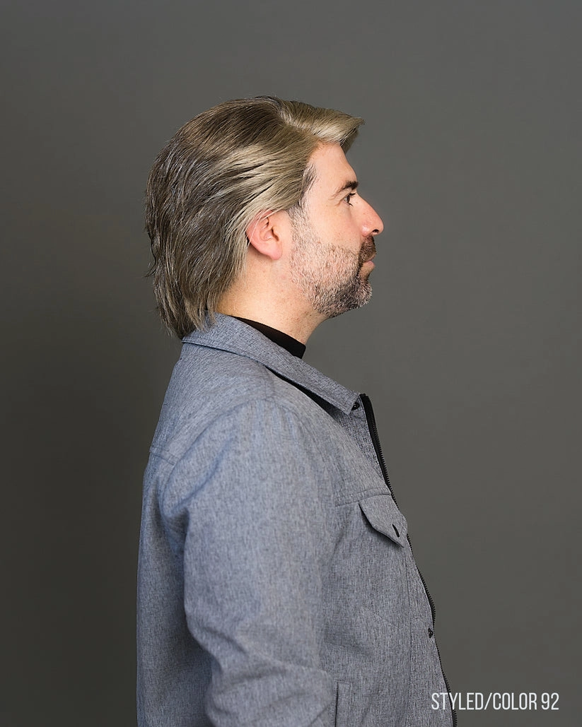 Accessories_Wigpro Collection_Wigs 421 Apollo by WIGPRO: Mens Human Hair Wig