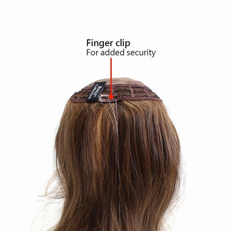 Accessories_Wigpro Collection_Wigs BA881 Synthetic Mono Top L Hairpiece by WigPro | Bali Synthetic Hair Pieces