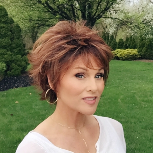 Aria Wig by Envy | Human Hair/Heat Friendly Synthetic Blend Hair | Average Cap