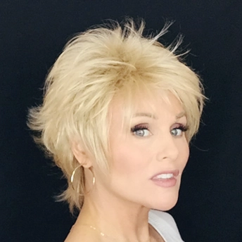 Aria Wig by Envy | Human Hair/Heat Friendly Synthetic Blend Hair | Average Cap
