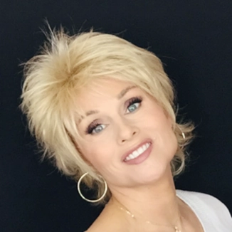 Aria Wig by Envy | Human Hair/Heat Friendly Synthetic Blend Hair | Average Cap