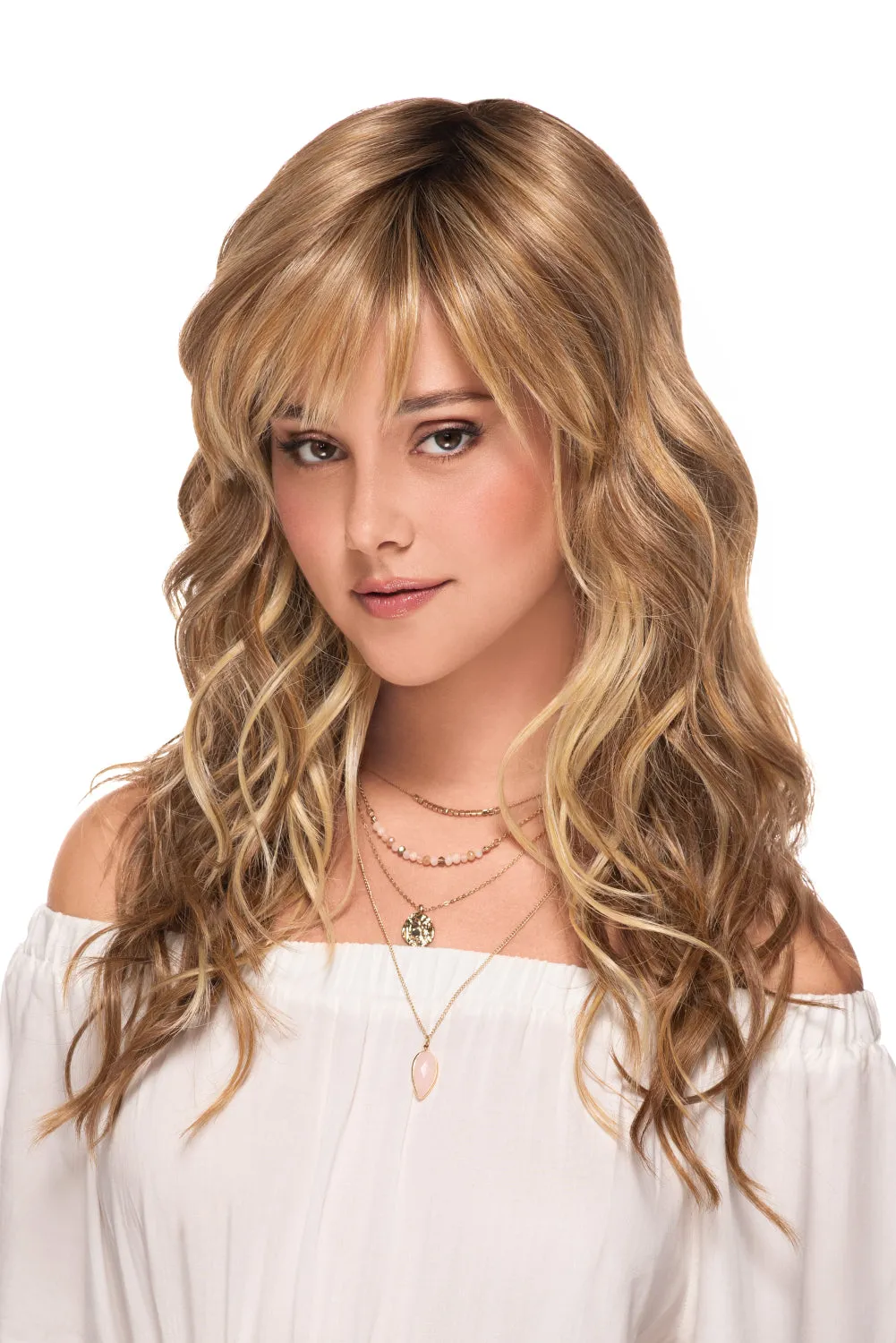 California Beach Waves Wig by TressAllure | Heat Friendly Synthetic