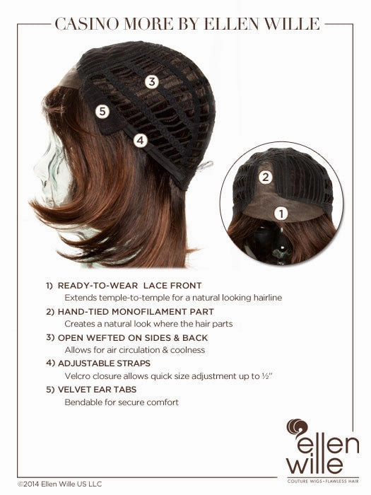 Casino More Wig by Ellen Wille | Synthetic Hair | Petite/Average Cap