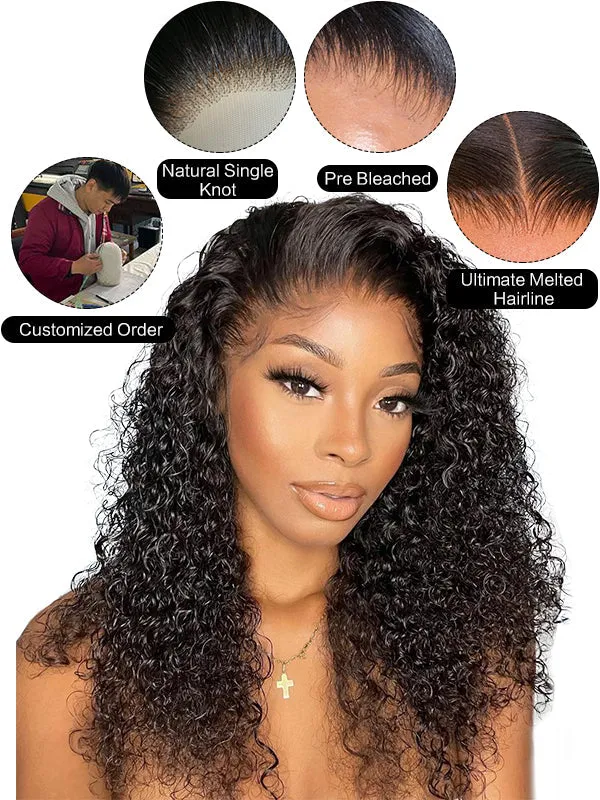 Chinalacewig Highlight Honey Brown Color Body Wave Glueless HD Invisible Lace Wigs HG02