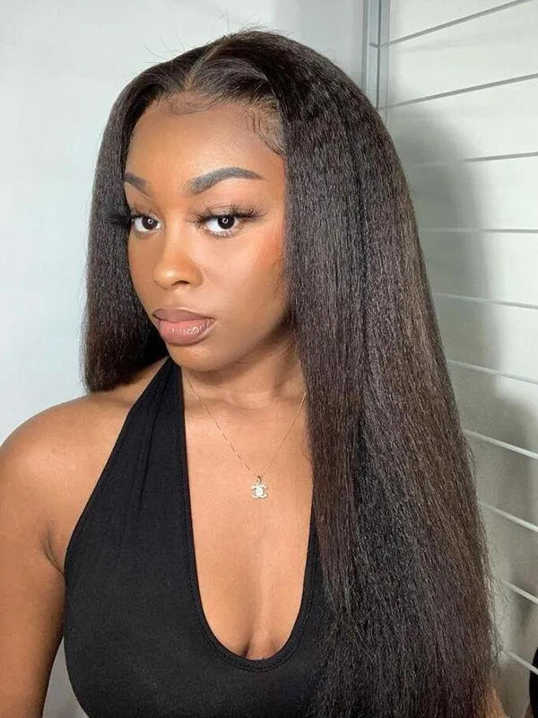 Chinalacewig Kinky Straight 360 HD Front Lace Wig NCF164