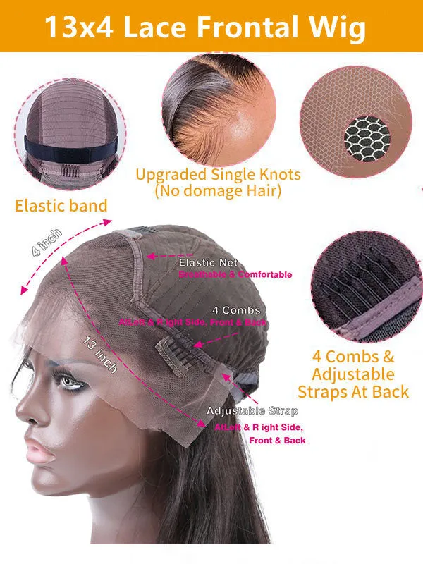 Chinalacewig Type 4C Hair Line Undetectable HD Lace Front Wig Curly With Pre-plucked 4C Natural Hairline NEW002