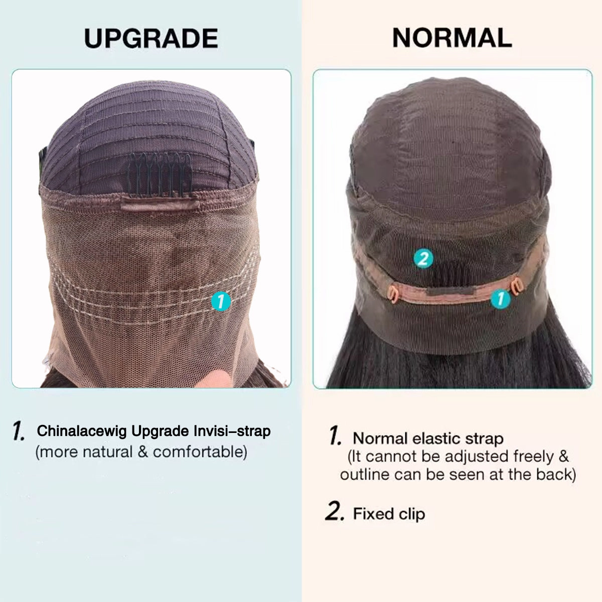 Chinalacewig Undetectable Lace Virgin Human Hair Deep Curly 360 Lace Frontal Wig CF106