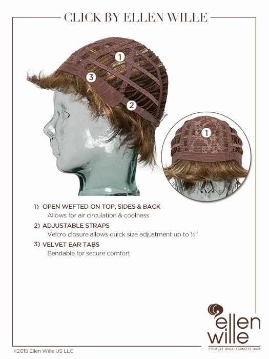 Click Wig by Ellen Wille | Synthetic Hair | Petite/Average Cap
