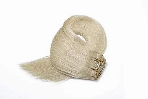 Clip In Human Hair Extensions Thicken Double Weft 9A Brazilian Hair 7pcs