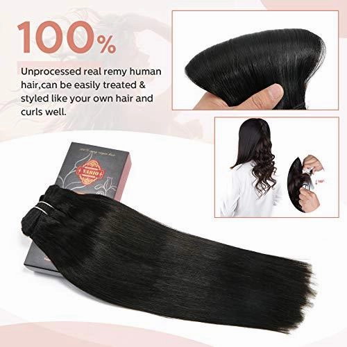Clip In Human Hair Extensions Thicken Double Weft 9A Brazilian Hair 7pcs