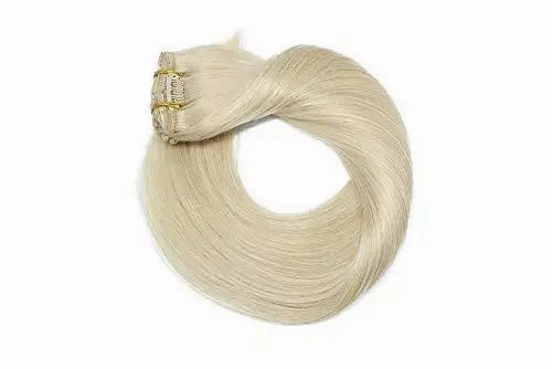 Clip In Human Hair Extensions Thicken Double Weft 9A Brazilian Hair 7pcs