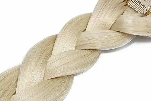 Clip In Human Hair Extensions Thicken Double Weft 9A Brazilian Hair 7pcs