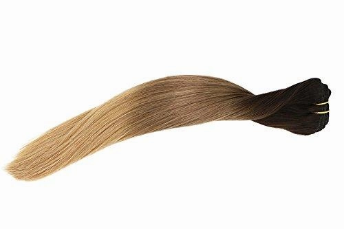 Clip In Human Hair Extensions Thicken Double Weft 9A Brazilian Hair 7pcs
