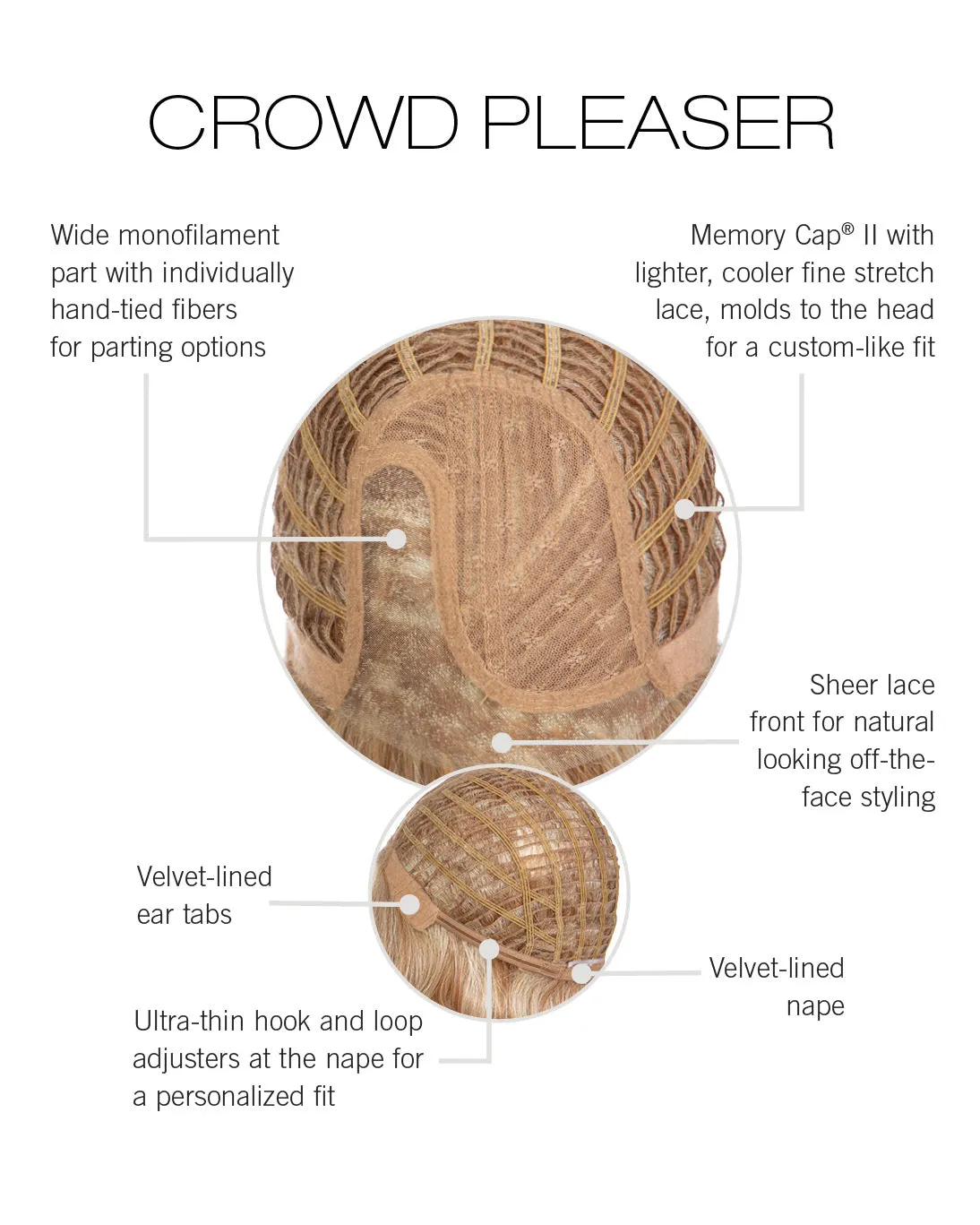 Crowd Pleaser Wig by Raquel Welch | Signature Collection | Heat Friendly Synthetic