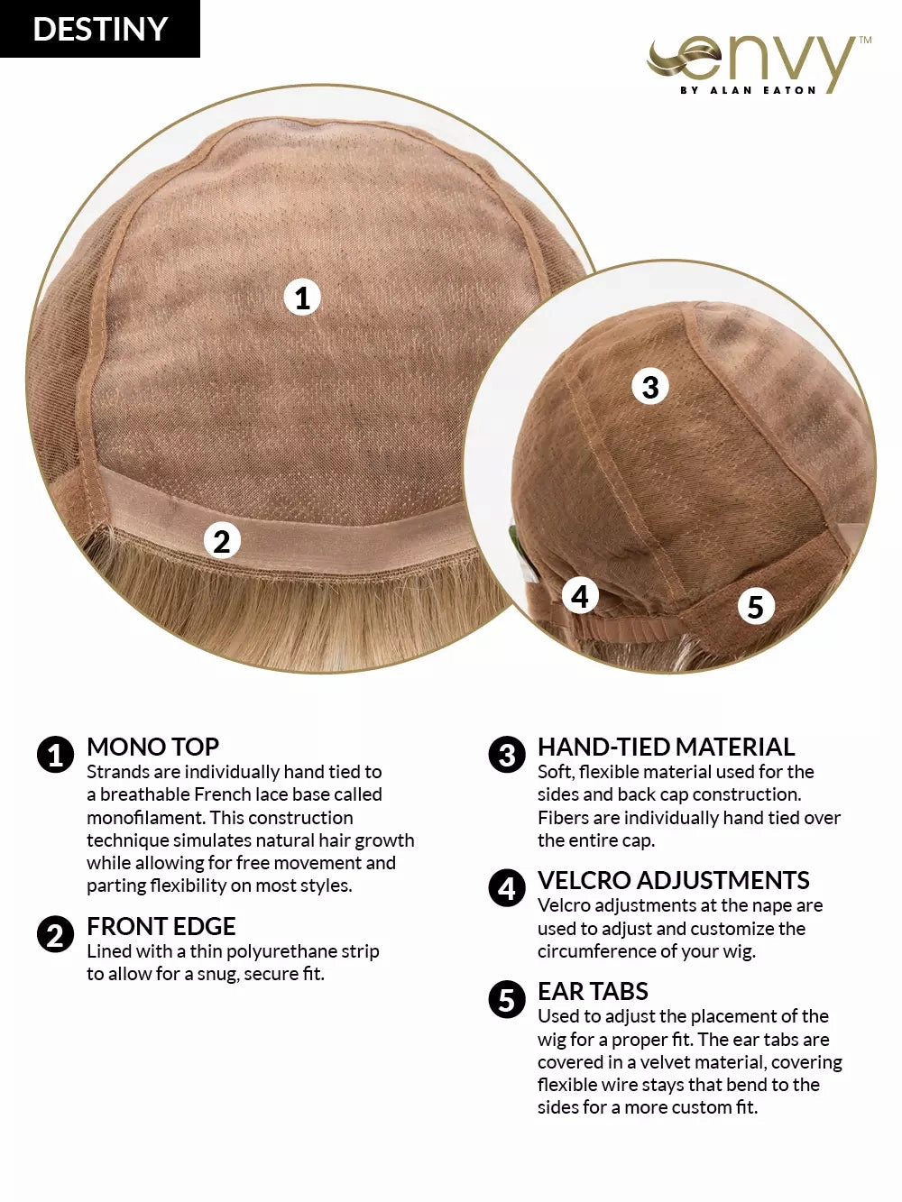 Destiny Wig by Envy | Human Hair / Synthetic Blend