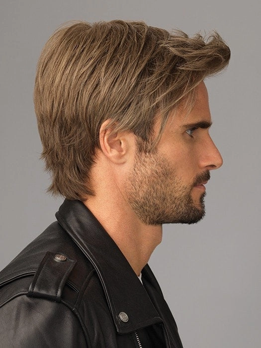 Edge Men's Wig by HIM | Heat Friendly Synthetic Hair | Average/Large Cap